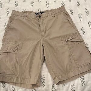 Chaps Khaki Cargo Shorts Size 32